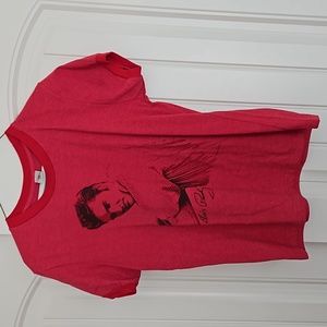 Vintage Elvis red t-shirt Size XL